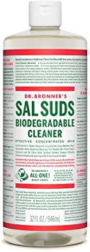 Dr. Bronner's 54210 Sal Suds Liquid Cleaner, 32 Ounce, Royal Blue