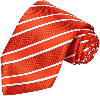 KissTies 63'' Extra Long Mens Tie Checkered Plaid Stripe Classic Necktie