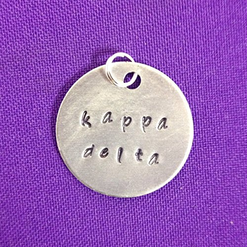 Hand Stamped Kappa Delta Sorority Charm