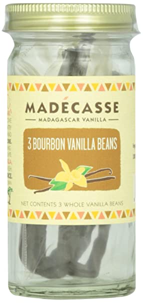 Madecasse (Spices) Vanilla Beans, 3 Count