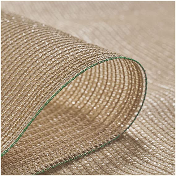 Coolaroo Shade Fabric Heavy 84 to 90-Percent UV Block 6 Feet by 15 Feet Wheat