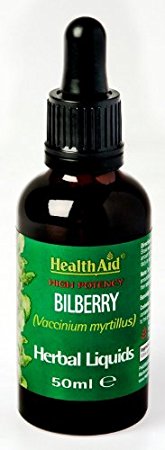 HealthAid Bilberry (Vaccinium myrtillus) Liquid 50ml