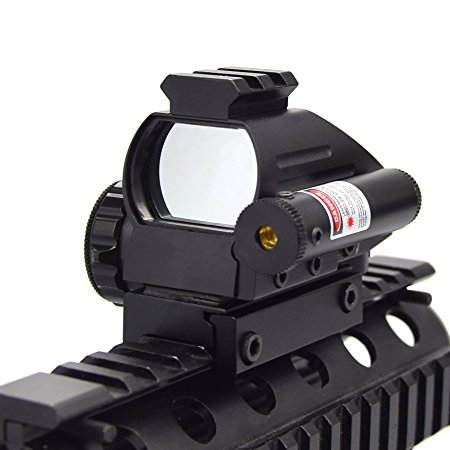 Feyachi Reflex Sight Red/Green Dot Sight 4 Reticles for Rifle fits for Weaver or Picatinny Rail