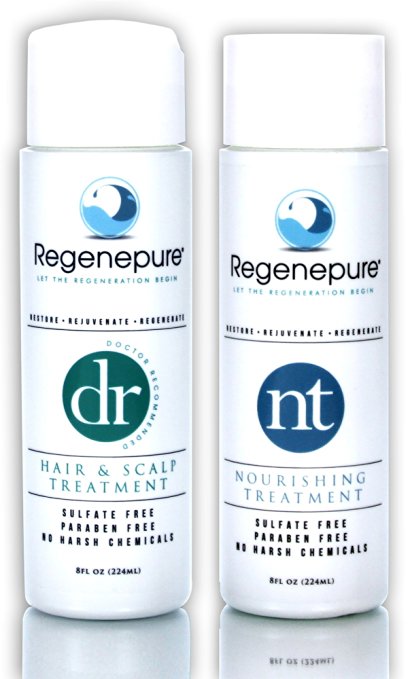 Regenepure Dr - Hair & Scalp Nt Nourishing Treatment Cleanser Anti Loss Duo Set
