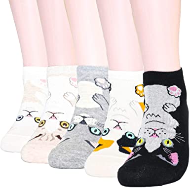 DearMy Womens Funny Design Casual Cotton Crew Socks | Art Patterned| Gifts for Women and Girls(Boys)