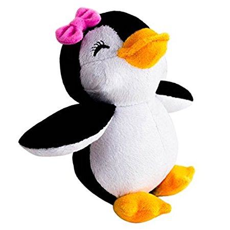 Stuffed Penguin - Plush Animal That's Suitable For Babies and Children - 5 Inches Tall - Girl Penguin