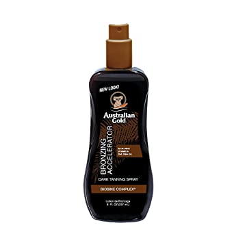 Australian Gold, Aceite corporal acelerador del bronceado - 237 ml.