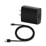 USB Type C Charger CHOETECH 3A Rapid Wall Charger with the Latest Charging Technology and Qualcomm Certified Quick Charge 20 Technology for Lumia 950xl950 Nexus 5x6p and Other Type-C Supported Devices No cable included