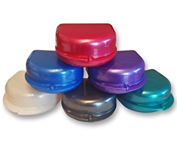 Gum Shield Case - Mouthguard Box for Ortho Retainers, Sports Dental Appliances, Dentures & More