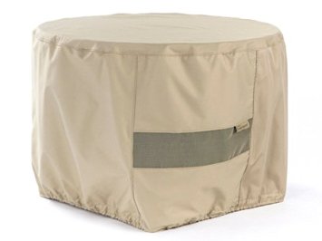 CoverMates - Round Firepit Cover - 30DIAMETER x 18H - Elite Collection - 3 YR Warranty - Year Around Protection
