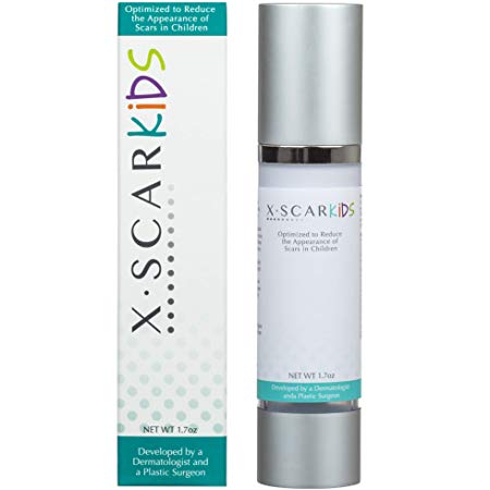 XScar Kids Silicone Scar Treatment with Vit C/E | Developed by a Dermatologist and a Plastic Surgeon | Safe to use on all ages, baby, toddler to teenager.