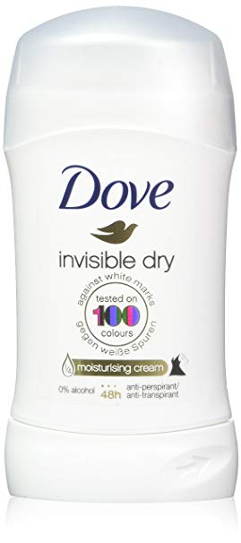 Dove Invisible Dry Anti-Perspirant Deodorant Stick 40ml (PACK OF 6)