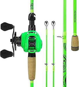 KastKing Zephyr Dual-tip Fishing Rod & Reel Combo, Dual Tips Section for Different Powers, IM6 Graphite 2Pc Blanks, KastFlex Technology, Rubber Cork Handle, Integrate Hook Keeper, 8 Models