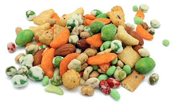 Oregon Farm Fresh Snacks Wasabi Pea Mix and Crackers - Locally Sourced and Freshly Made Wasabi Snacks Including Wasabi Peanuts, Peas and Crackers - Enjoy Healthier Sugar-Free Snacking (14 oz)