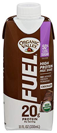 ORGANIC VALLEY Organic Chocolate Fuel Milk Protein Shake, 11 FZ