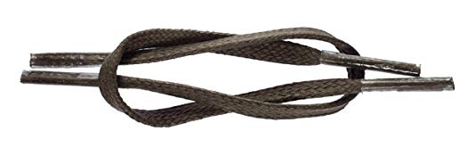 Strong 3/16" 5mm Flat Waxed Shoe, Boot Laces