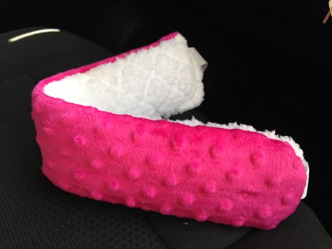 Nonods head pillow/support band (pink/white)