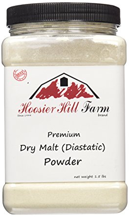Hoosier Hill Farm Old Fashioned Dry Malt (Diastatic) Powder 1.5 lb.