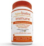 Hyperbiotics Daily Immune and Wellness Formula Probiotics with Bioavailable Vitamin C Zinc Echinacea and EpiCor Saccharomyces Cerevisiae - Time Release Delivery - 30 Day Supply
