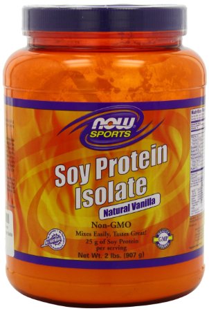Now Foods Soy Protein, Vanilla, 2-Pound