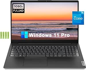 Lenovo V15 G3 15.6" FHD Business Laptop Computer[Windows 11 Pro], Intel 10-Core i5-1235U(Beat i7-1165G7), 16GB RAM, 1TB PCIe SSD, Intel UHD Graphic, Numeric keypad, Wi-Fi, BT, Ethernet, w/Battery