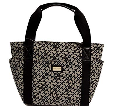 Tommy Hilfiger Women's Small Tote, Black Alpaca