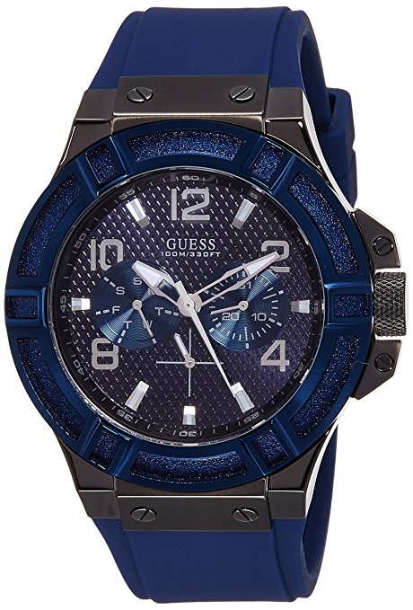 Guess Analog Blue Dial Men's Watch - W0248G5