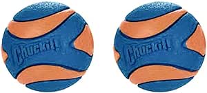 Chuck It Ultra Squeaker Ball Medium (1 Pack) (2 Count - Natural)