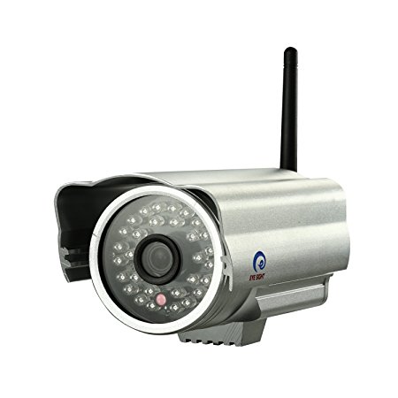 EYE SIGHT ES-IP915IW Outdoor Waterproof H.264 Megapixel Surveillance P2P IP Camera (Silver)