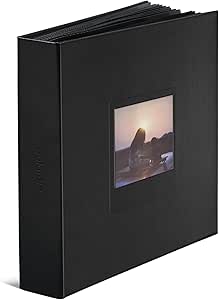 Polaroid Photo Album - Black - Large Photo Album for Polaroid i-Type, 600, and SX-70 instant photos, capacity 160 photos (6368)