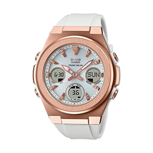 Casio Baby-G Analog-Digital Silver Dial Women's Watch-MSG-S600G-7ADR