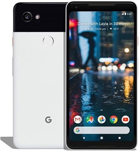 Google Pixel 2 XL 64GB - White and Black - GSM/CDMA - 4G LTE - Factory Unlocked - G011C