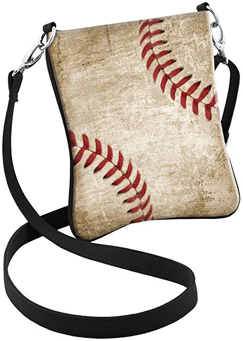 Snaptotes Baseball Stitch Design Hipster Crossbody Bag