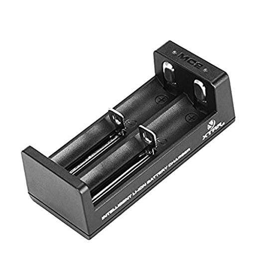 Xtar MC2 USB Li-ion Li-Mn battery charger. Charges 26650 18700 18650 18500 18350 17670 17500 16340 14650 14500 batteries.