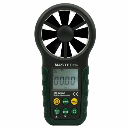 Docooler Mastech MS6252A Portable Digital Anemometer Handheld LCD Electronic Wind Speed Air Volume Measuring Meter Backlight