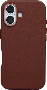 OtterBox iPhone 16 Symmetry Series Cactus Leather for MagSafe - Rich Adobe (Brown)