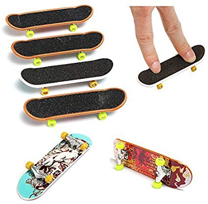 Kungfu Mall 5pcs Pack Finger Board Deck Truck Skateboard Boy Child Toy Kids Fingerboards