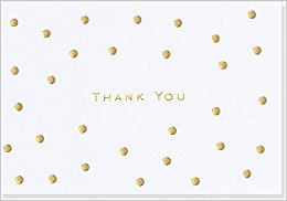 Gold Dots Thank You Notes (Stationery, Note Cards, Boxed Cards)