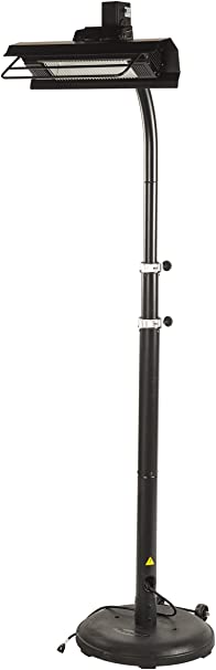 Paramount Black Telescoping Pole Mounted Infrared Patio Heater