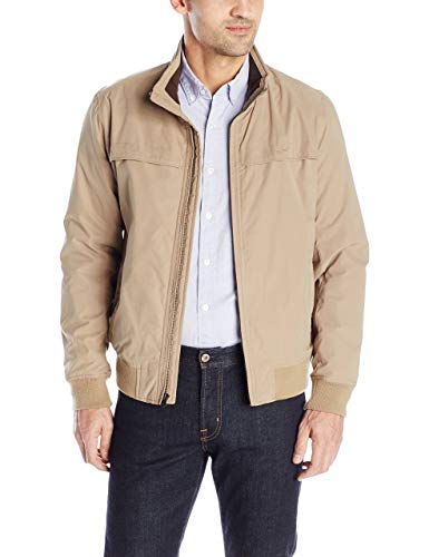 Dockers Men's Microtwill Golf Bomber Jacket