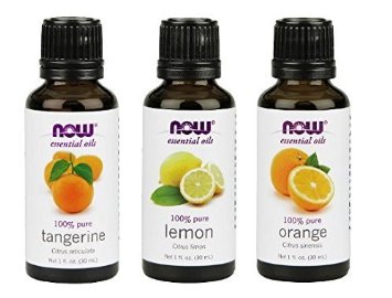 3-Pack Variety of NOW Essential Oils Citrus Blend - Orange Tangerine Lemon