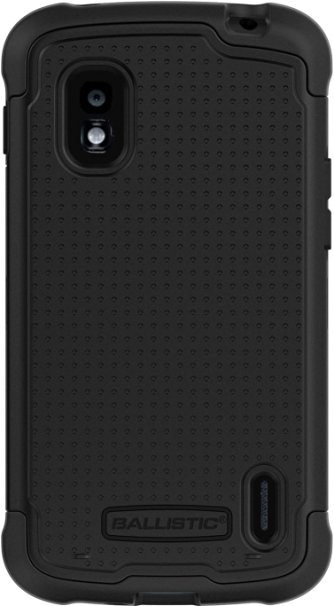 Ballistic SG1098-M005 AGF SG Series Case for LG E960/NEXUS 4 - 1 Pack - Retail Packaging - Black