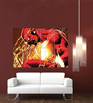THE FLASH COMIC BOOK CARTOON GIANT ART PRINT POSTER PICTURE G1071