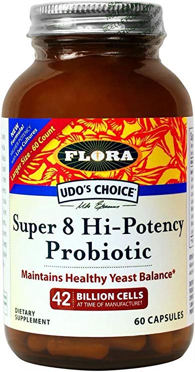 Flora Udo's Choice Super 8 Hi-Potency Probiotic 60 caps