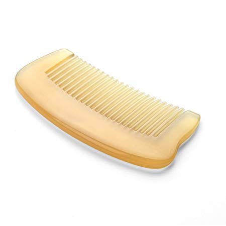 Premium Quality 100% Handmade Anti Static Natural Sheep Horn Comb Without Handle (Mini Size)