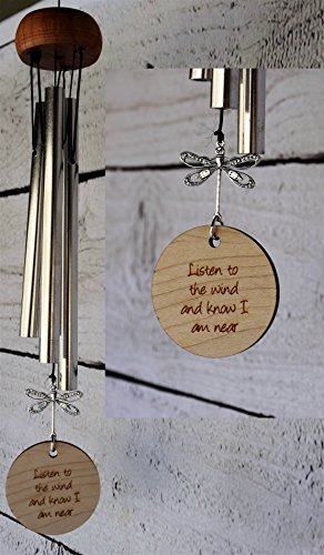 Dragonfly Wind Chime Memorial Gift After Loss Mothers Day Memorial Christian Remembrance of Stillborn Baby In Memory Of Loved One Gift under 20 Memorial Wind Chime after miscarriage