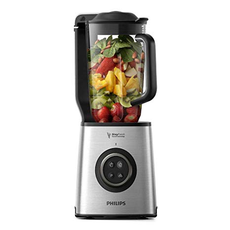 Philips Avance High Speed Vacuum Blender with Problend 6 3D Technology, 1400 W, 35000 rpm - Metallic - HR3752/01