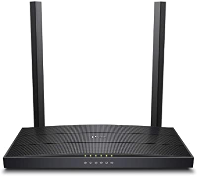 TP-Link TL-Link Archer VR400 V3 AC1200 Wireless MU-MIMO Dual Band VDSL/ADSL Modem Router, Phone Line Connections (BT Infinity, TalkTalk, EE and PlusNet Fibre) 1 USB 2.0 Ports