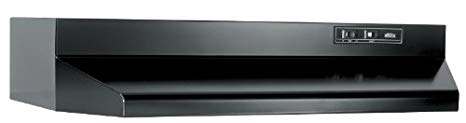 Broan 403623 ADA Capable Under-Cabinet Range Hood, 36-Inch, Black