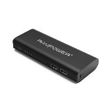 RAVPower 13400mAh Portable Charger Power Bank External Battery Pack with iSmart Technology 45A Dual USB for iPhone iPad Smartphones and Tablets Black